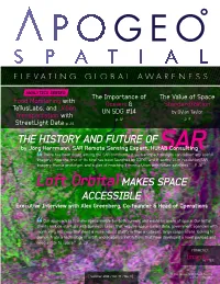 Loft Orbital MAKES SPACE ACCESSIBLE Executive Interview with Alex Greenberg, Co-Founder & Head of Operations