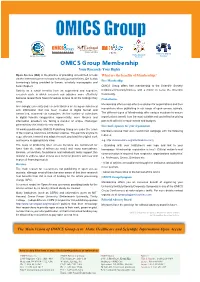 OMICS Group Membership