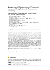 Quasipolynomial Representation of Transversal Matroids with Applications in Parameterized Complexity