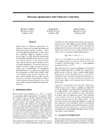 Bayesian Optimization with Unknown Constraints