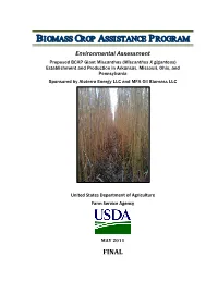 Biomass Crop Assistance Program