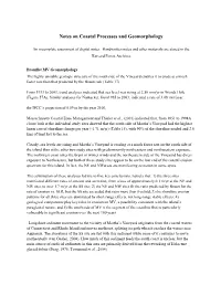 Notes on Coastal Processes and Geomorphology