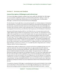 Town of Wilmington Section II. Inventory and Analysis