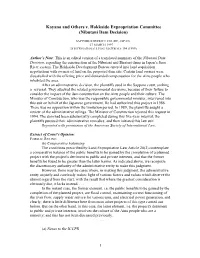 Nibutani Dam Decision)