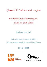 Quand L'histoire Est Un Jeu (Texte Complet)