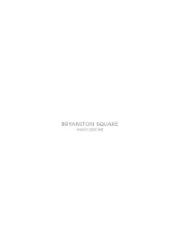 Bryanston Square Deluxe 8Pp Brochure SIZE: A4 PRINTS: CMYK