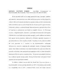 Cell-To-Cell Communication Known As Quorum Sensing, in Which Communication
