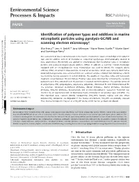 Environmental Science Processes & Impacts