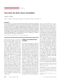 How Does the Brain Sense Osmolality?