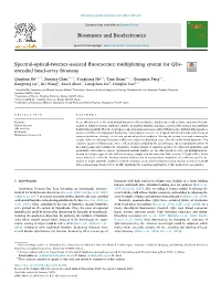 Spectral-Optical-Tweezer-Assisted Fluorescence Multiplexing System
