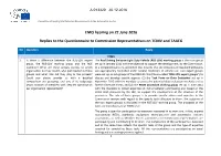 TCMV and TAAEG Replies