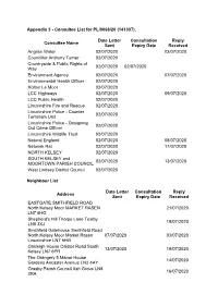 Appendix 3 - Consultee List for PL/0068/20 (141307)