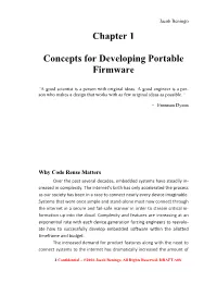 Chapter 1 Concepts for Developing Portable Firmware
