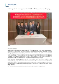 PRESS RELEASE Safran Signs By-The-Hour Support Contract With
