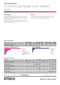 Stoxx® Eu Enlarged Total Market Index