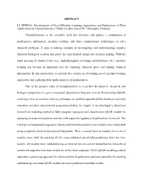 ABSTRACT LI, XINHAO. Development of Novel Machine Learning