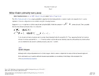 Miller-Rabin Primality Test (Java)