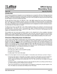 ORCA Series Boundary Scan
