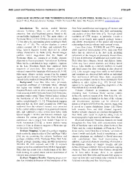 GEOLOGIC MAPPING of the TYRRHENUS MONS LAVA FLOW FIELD, MARS. David A. Crown and Scott C. Mest, Planetary Science Institute, 1700 E