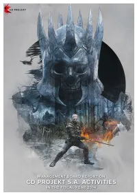 PDF Management Board Report on CD PROJEKT S.A. Activities in 2014