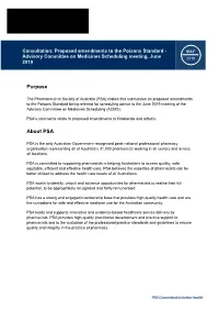 Public Submissions on Scheduling Matters Referred to the ACMS #27, ACCS #25 and Joint ACMS-ACCS #22 Meetings Held in June 2019