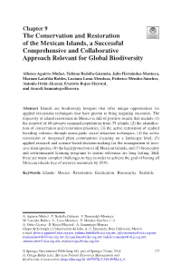 The Conservation and Restoration of the Mexican Islands, a Successful Comprehensive and Collaborative Approach Relevant for Global Biodiversity