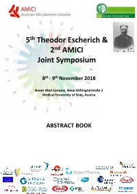 5Th Theodor Escherich & 2Nd AMICI Joint Symposium