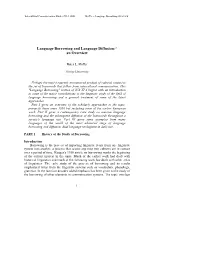 Borrowing-Overview