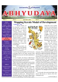 Mapping Kerala Model of Development Growth Rate - Nandeesha