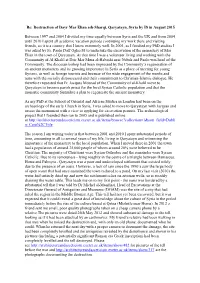 Re: Destruction of Dayr Mar Elian Ssh-Sharqi, Qaryatayn, Syria by IS in August 2015