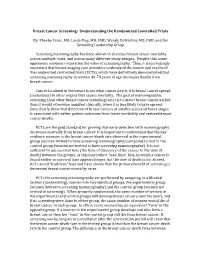 Understanding the Randomized Controlled Trials By
