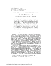Generalizations of Chebyshev Polynomials and Polynomial Mappings