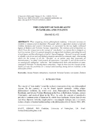 The Concept of Non-Duality in Śaṅkara and Cusanus