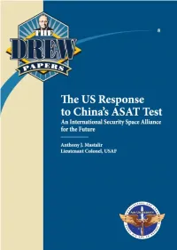 The US Response to China's ASAT Test