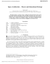 Theory and Educational Strategy