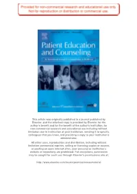 This Article Was Originally Published in a Journal Published by Elsevier