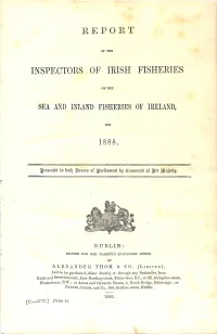 Inspectors of Irish Fisheries Report