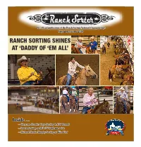 Ranch Sorting Shines at ‘Daddy of ‘Em All’