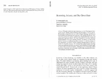 Reasoning, Science, and the Ghost Hunt