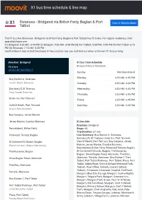 X1 Bus Time Schedule & Line Route