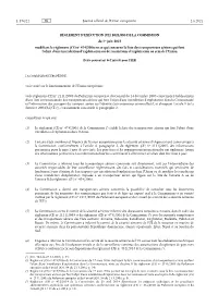 Règlement D'exécution (UE)