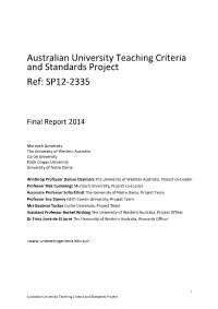 Report Contents