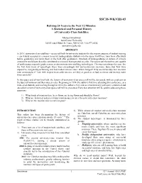 A Statistical and Personal History of University-Class Satellites