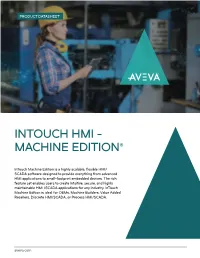 Intouch Hmi - Machine Edition®