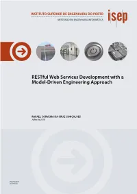 Restful Web Services Development with a Model-Driven Engineering Approach