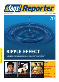RIPPLE EFFECT It Takes Just One Click for a Brand to Travel Miles and Reach People