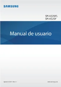 Manual De Samsung Galaxy A5 2017
