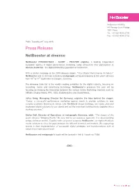 Netbooster at Dmexco