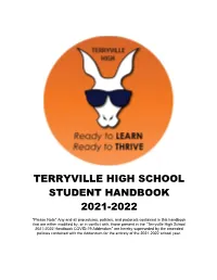 2021-2022 THS Student Handbook