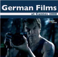 At Cannes 2008 GERMAN FILMS and CO-PRODUCTIONS